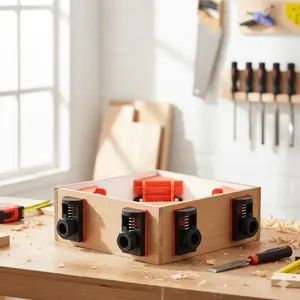 Professional Woodworking Clamp Kit Hardware; Multi-angle Adjustable Heavy-Duty Holding tool for Diy repair, cabinet door frame Assembly, 90-degree corner Fixing with anti-slip Grip, ideal for Picture Frame Aquarium Furniture Making