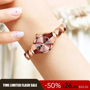 Women's Stylish Quartz Watch – Waterproof & Scratch-Resistant Design It pairs perfectly with sophisticated outfits for parties, works as a finishing touch accessory for daily looks, and is an ideal accessory for women.