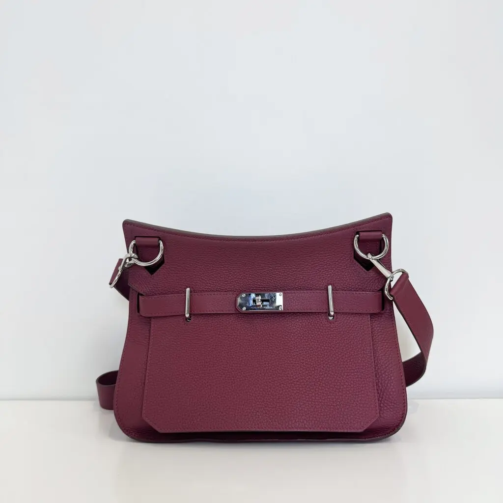 Pre-owned HERMÈS France Crossbody Bags HERMES Rubis Clemence Jypsiere 31