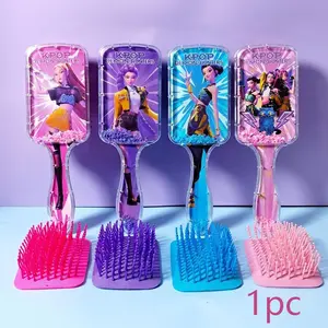 Kpop-girl  Hair Comb Square cartoon design, K-pop high-quality hair tools brush,scalp psoriasis comb,french combs  suitable for natural hairstyle styling and cleaning of all hair types,  birthday gift，gifts for girls ，Mother's Day Gift