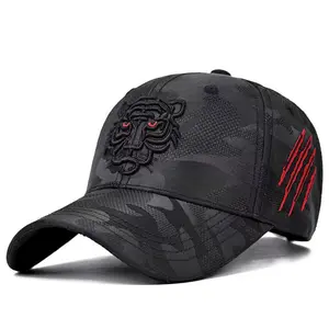 Fashionable, unique and powerful tiger embroidery pattern baseball cap.Hip-hop hat with adjustable design for sun protection.Casual hat.Suitable for outdoor sports.Suitable for all seasons, travel, beach and vacation.