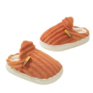 Youngsters' Cozy-On Winter Shoes with Thick EVA Sole - Lightweight Plush Lined, Soft Upper & Round Toe Design Boys & Girls, Perfect Fall/Winter Casual Wear, Youngsters Winter Shoes, Youngsters'S Comfort Footwear, Minimalist Youngsters'S Style, Soft Upper