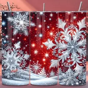 Snow | 20oz sublimation transfer print out (TRANSFER ONLY, NOT A FINISHED TUMBLER)