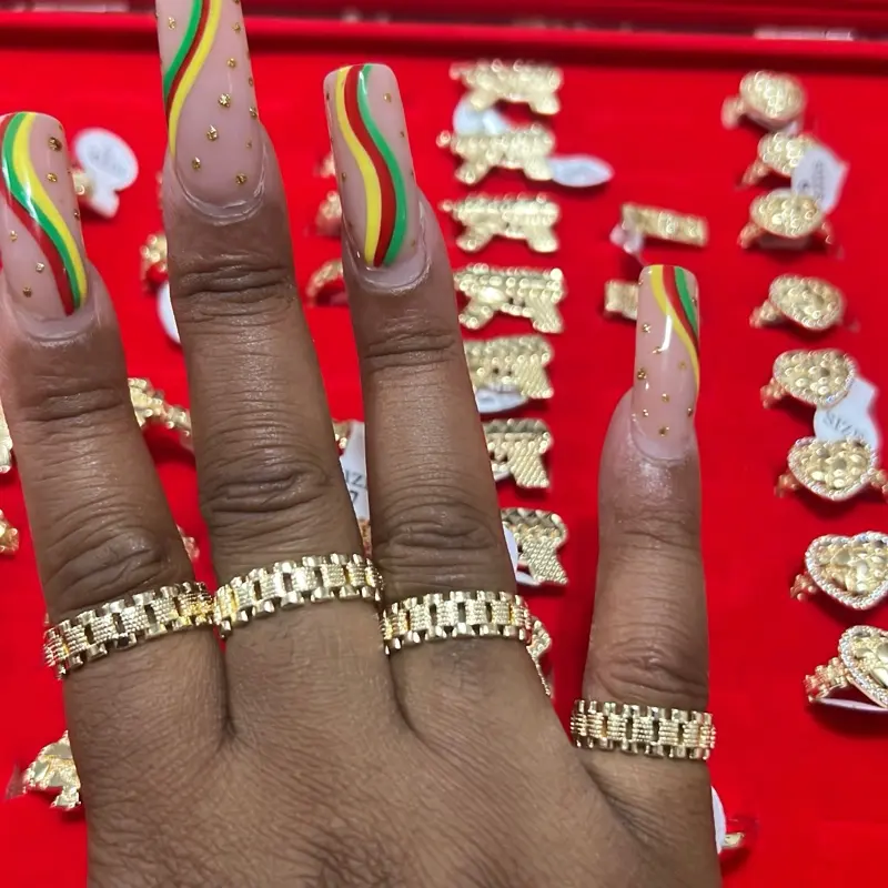 rollie band fashion ring 1pc