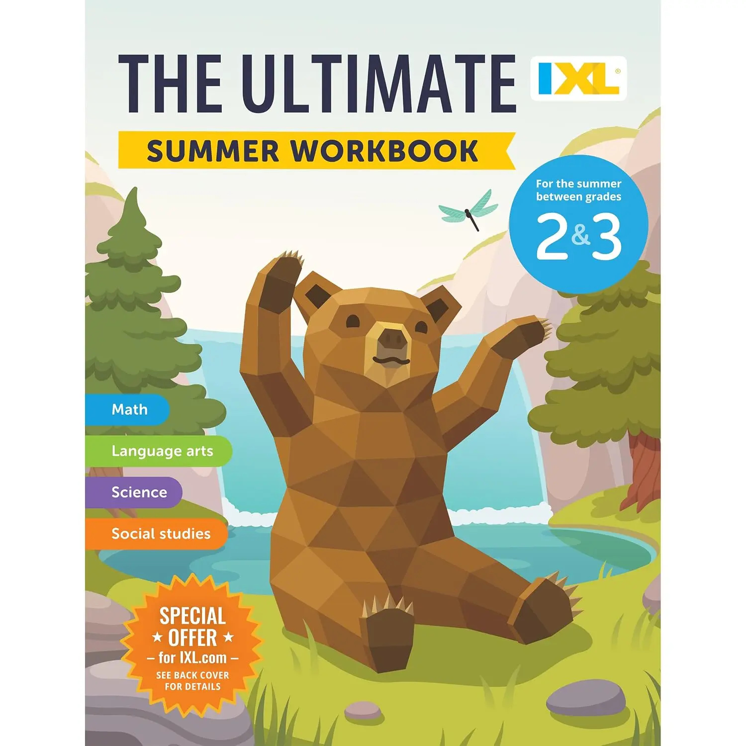 IXL Ultimate Summer 2nd to 3rd Grade Workbooks, Math, Reading Comprehension,Language Arts, Geography, Science, Social Studies, and Writing Practice for Kids(IXL Ultimate Summer Workbooks)