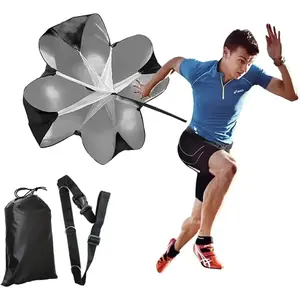 Bfsmile Running Speed Training 56" Parachute with Adjustable Strap, Free Carry Bag. Speed Chute Resistance Running Parachute for youths Youth and Adults