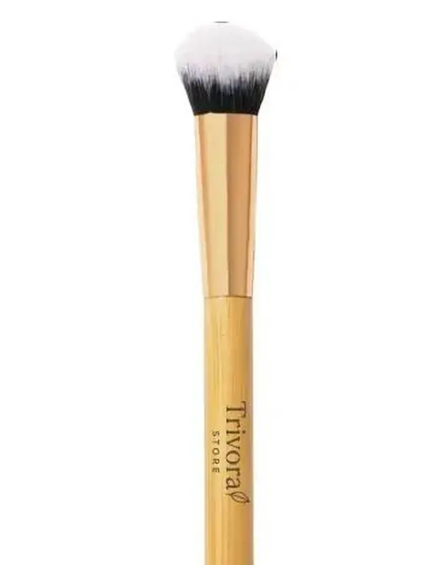 Trivorastore Angled Concealer Paw Brush - Soft Cosmetic Tool with Angled Bristles for Seamless, Crease-Free Makeup Blending on All Skin Tones tiktokshopspringglowup, Concealer Brush Makeup, Soft Cosmetic Brushes