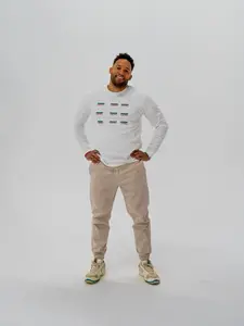 CTA Bus Array Crewneck in Ash Grey
