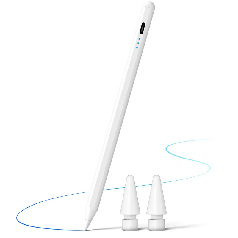 Stylus Pen for iPad, Apple Pencil for iPad 9th&10th Generation - iPad Pencil 2nd Generation, Fast Charge Active Pencil Compatible with 2018-2023 Apple iPad Pro11&12.9 inch, iPad Air 3/4,iPad 6/7/8/9/10,iPad Mini 5/6 Gen