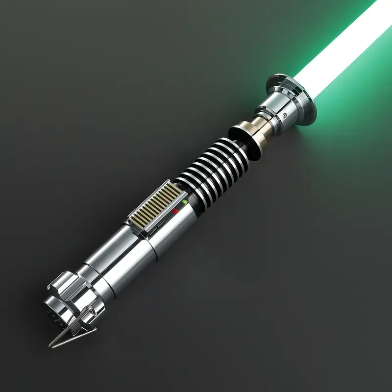 【JohnParts Designs】NeoPixel Luke Skywalker Lightsaber - 34 Sound Effects, 92cm Light-Up Blade, Rechargeable Handle, Motion Control - Neopixel Lightsabers for Cosplay Parties, Duels