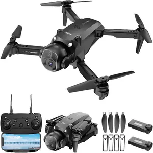 Drone with Camera 1080P HD for Adults Beginners FPV Foldable RC Quadcopter Toys Altitude Hold One Key Take-off Landing 3D Flips Waypoints