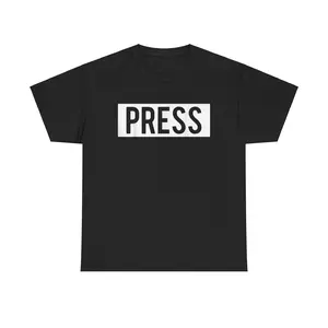 Press Journalist Palestine Press Palestinian Press T-shirt Unisex T-Shirt, Short-sleeve, Full Color