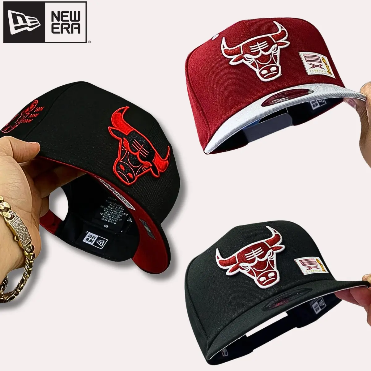 Chicago Bulls Classic Snapback Hat | NBA Basketball Flat Brim Cap | Premium Embroidered Bull Logo Baseball Hat | Red Black White Streetwear Fashion | Urban Hip Hop Style for Men Women | Viral TikTok Shop USA Best Seller | New Collection 2026