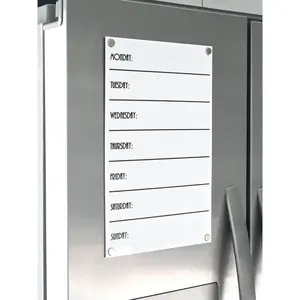 Acrylic Weekly Planner – Dry Erase Wall Organizer for Home, Office & Family