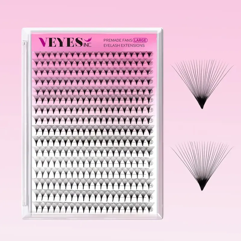 Veyes Inc Premade Fans Lashes NarrowPro 24D Fans
