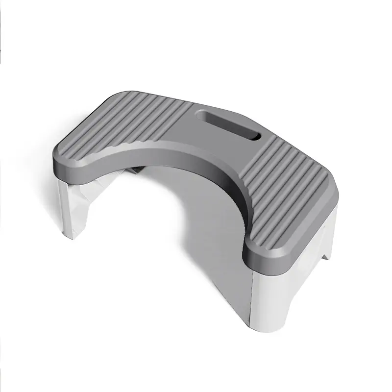 1PCS Bathroom Toilet Stool - Thickened Non-Slip Stable Squatting Footrest for Seniors, Children, Posture Correction, 500 lb Capacity, Easy Storage, Practical Bathroom Tool for Daily Home Use