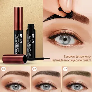 3D quick drying non smudging eyebrow dye semi permanent waterproof eyebrow dye 3D natural wild eyebrow pencil long-lasting non smudging eyebrow glue waterproof and sweat proof