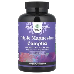 Nature's Craft Triple Magnesium Complex, 180 Capsules (133 mg per Capsule)
