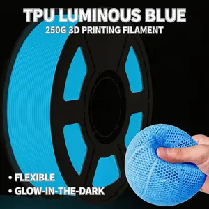 Flexible Self-Luminous Tpu Fiber 1.75mm 250g (0.55lb) 95a Hardness Night Glow Material, High Visibility Outdoor Gear Designers