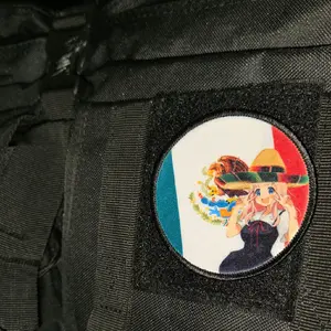 Custom Waifu Flag Patch | Anime Morale Patch | Sublimation Velcro Patch 3x3