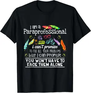 I'm A Paraprofessional - Paraprofessional Squad Gift Para Casual Short Sleeve Cotton T-Shirt