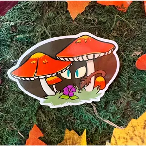Little Monster in the Shadows Sticker