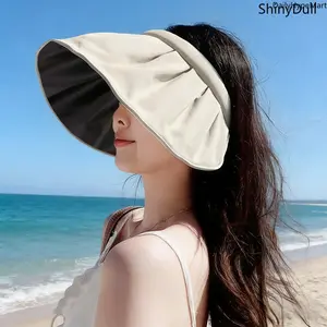 2-Pack UPF50+ Foldable Sun Visors Lightweight UV Protection