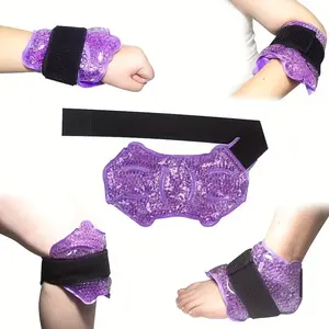 Adjustable Ankle/sport Ice Pack, Reusable Hot/cold Gel Pad, Microwave Heating/freezing, for Ankles, Knees, Arms, Feet, Legs