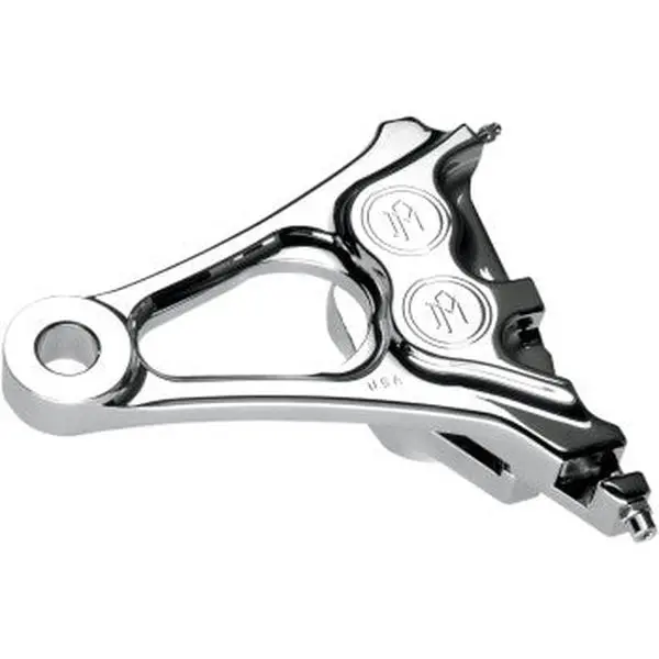 PERFORMANCE MACHINE (PM) Four-Piston Differential-Bore Rear Caliper - Chrome - 11.5" - '08-'17 Softail