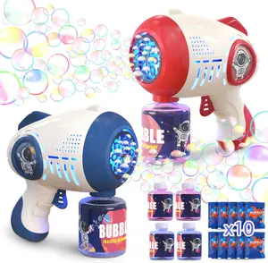 Eagle Stone 2 Pack Bubble Machine, Automatic Light Up Bubble Blower with 4 Bottles 10 Bags Refill Solution, Bubble Toys, Wedding Birthday Valentine's Day gift, tiktokshopspringglowup, summervibes