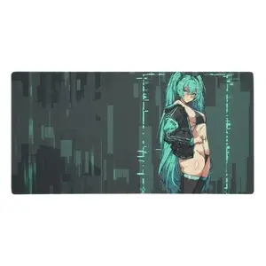 Thick Hatsune Miku Anime Mousepad, Anime Mouse Pad, Desk Mat, PC Accessories