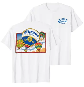Vintage 80s Corona Extra Beer Hot Air Balloons T-shirt