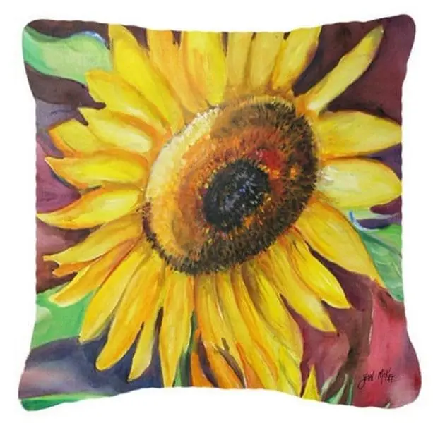 Sunflowers Canvas Fabric Decorative Pillow