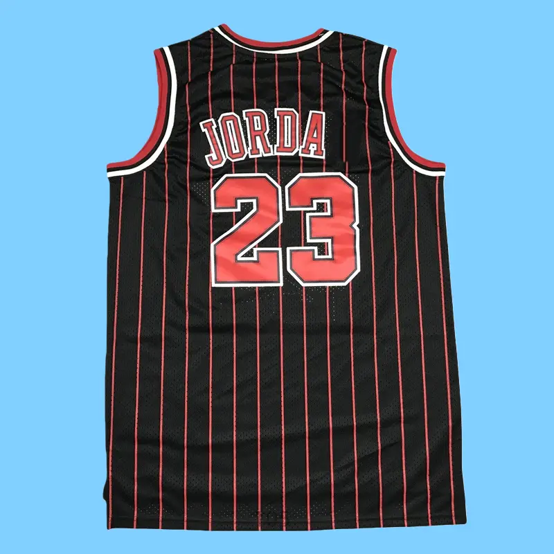 Men's Classic-Design Sleeveless stitched Basketball Jerseys Black shirt 1997-98
