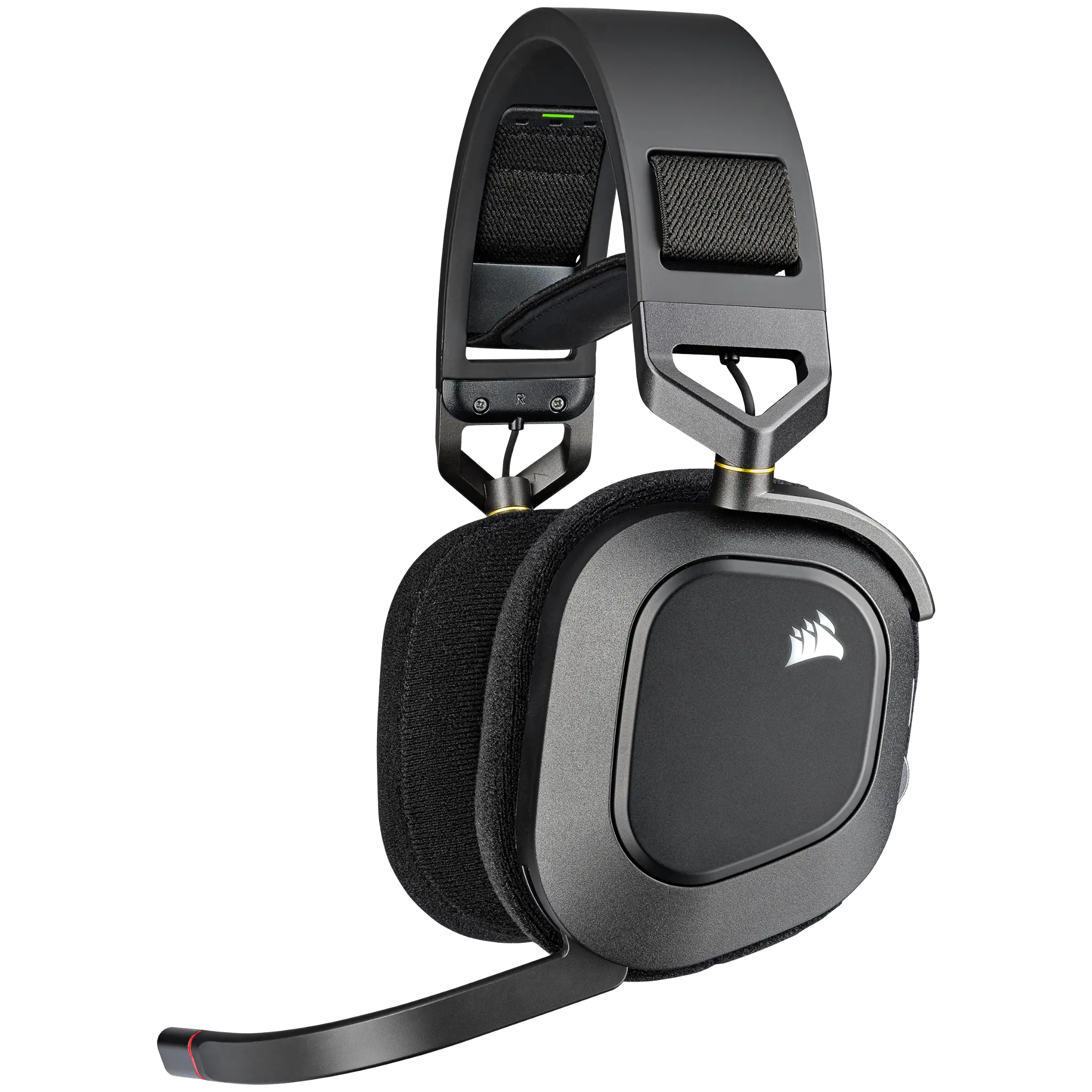 HS80 RGB WIRELESS Premium Gaming Headset with Spatial Audio — Carbon