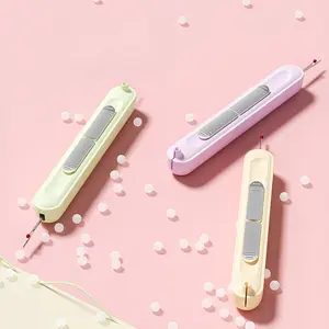 3 Pcs Upgraded 2 in 1 Automatic Needle Threaders Seam Ripper,Quilting Supplies Sewing Kit,Quick Sewing Machine Loop Needle Threaders (Purple/Green/Yellow) - Home Improvement.