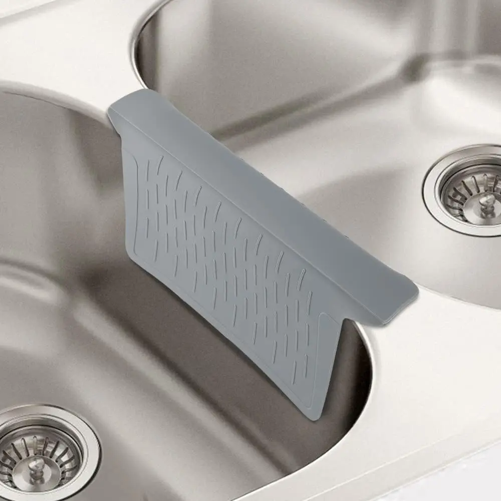High-Quality Synthetic Kitchen Sink Saddle Divider Mat - 1 Pack Black, Stainproof, Odorless, Ultra-Soft Flexible Protector with 36 Cups, Scrubbing Function, 12.83in x 11.1in Size, 24-Month Durability, 90-Day Guarantee, Protects Sink