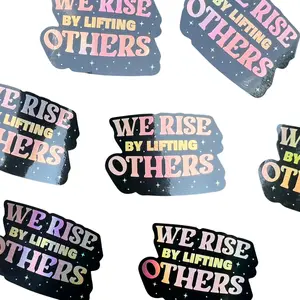 Rise - Inspirational and Feminist Holographic Sticker