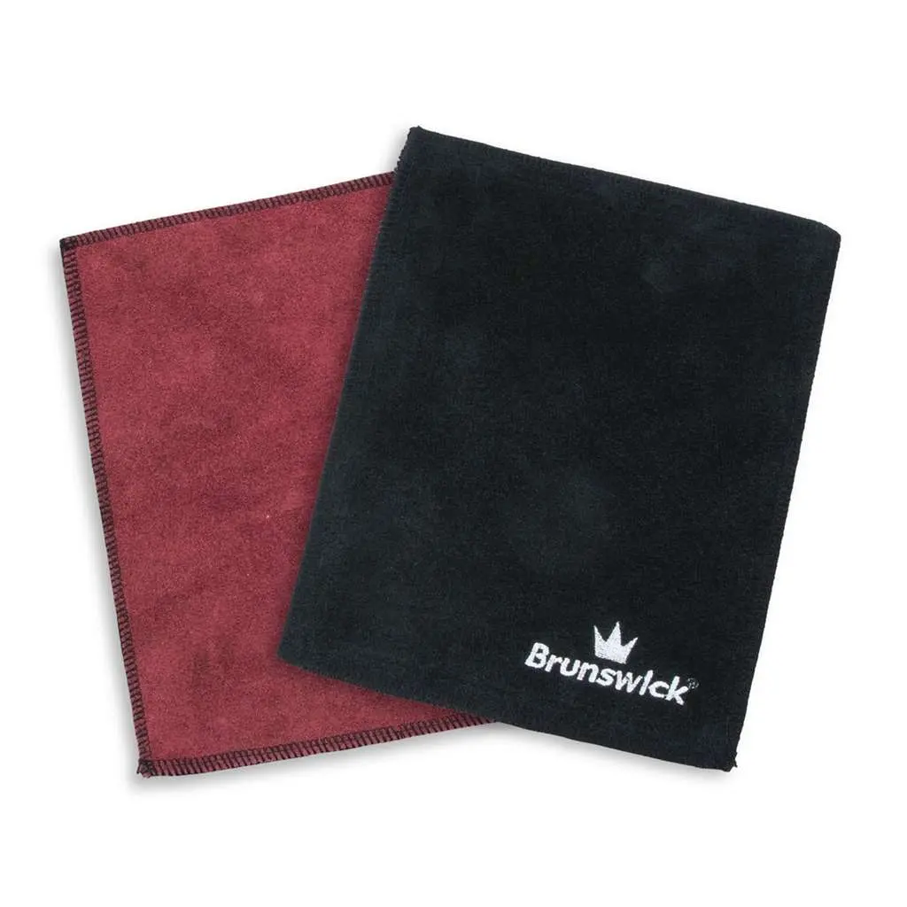 Brunswick Bowling Products Reactivate Shammy, Black Leather Cleaning Pad, Oil Removing Towel Restores Tack for a Strong Backend Motion, Leather Towel