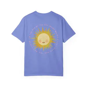 In the Sun By the Sea Short Sleeve Tee 100% Ring-Spun US Cotton Garment-Dyed Relaxed Fit for Summer Adventures - Shortsleeve
