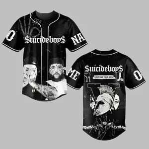 Suicideboy G59 Baseball Jersey, Personalized Suicideboy Merch Shirt, Greyday Tour Shirt, City Morgue Tshirt, Music Tour 2026 Gift,Women's T-shirt, Gift For Boyfriend Gifts, Girl Friend