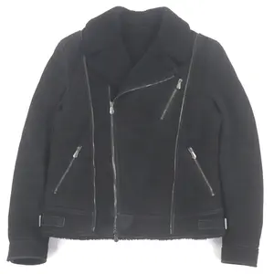 Pre-owned Bottega Veneta Lambskin Small Leather Goods Intrecciato Sheepskin Jacket