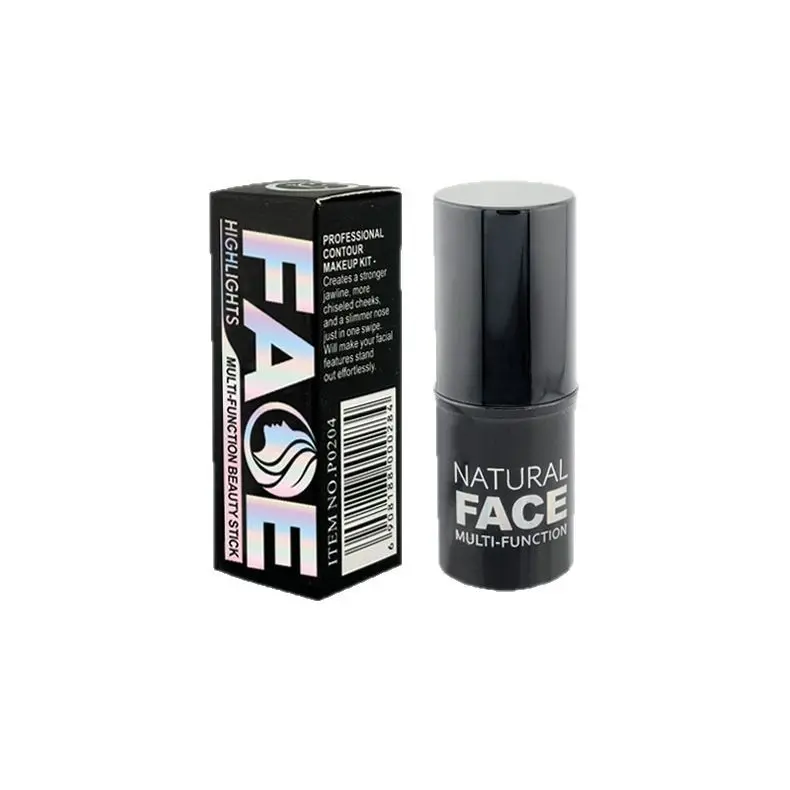 Waterproof Cream Contour Stick with Jojoba Oil, Buildable Matte Finish Cosmetic for All Skin Types, 6g, Face Contour