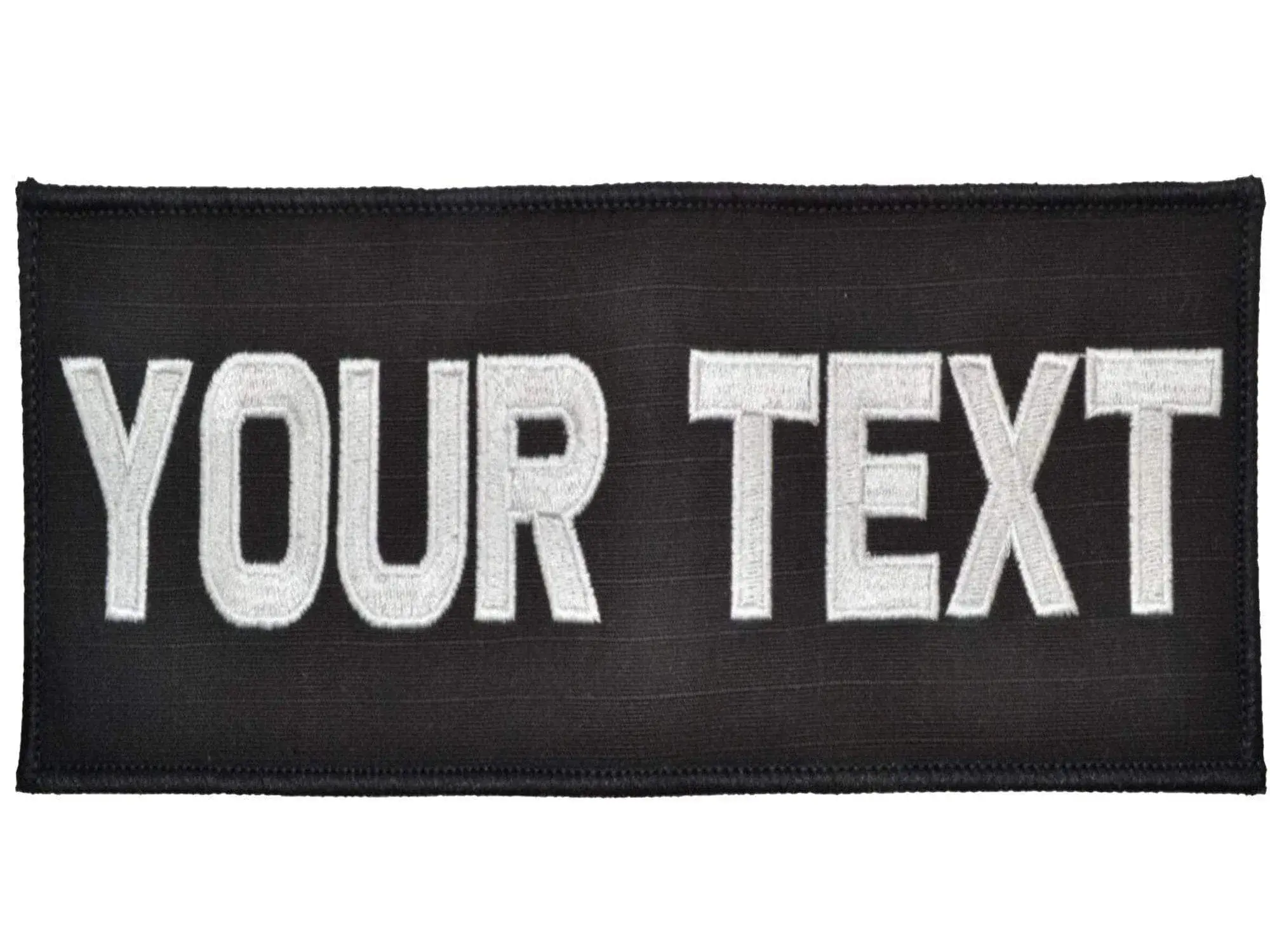 Custom Plate Carrier Text Patch - 4x8