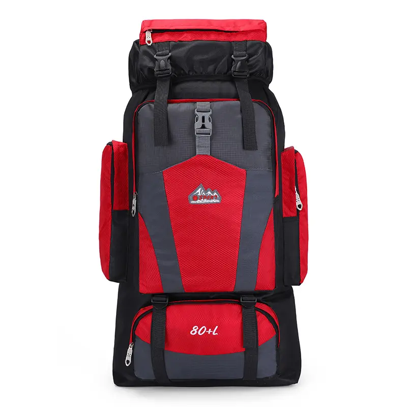 80L Lightweight Waterproof Outdoor Hiking Backpack - Durable Gear with Multilayer Reinforcement, Upgraded Fabric, Breathable Design, Large Storage for Camping & Hiking, Durable Outdoor Hiking