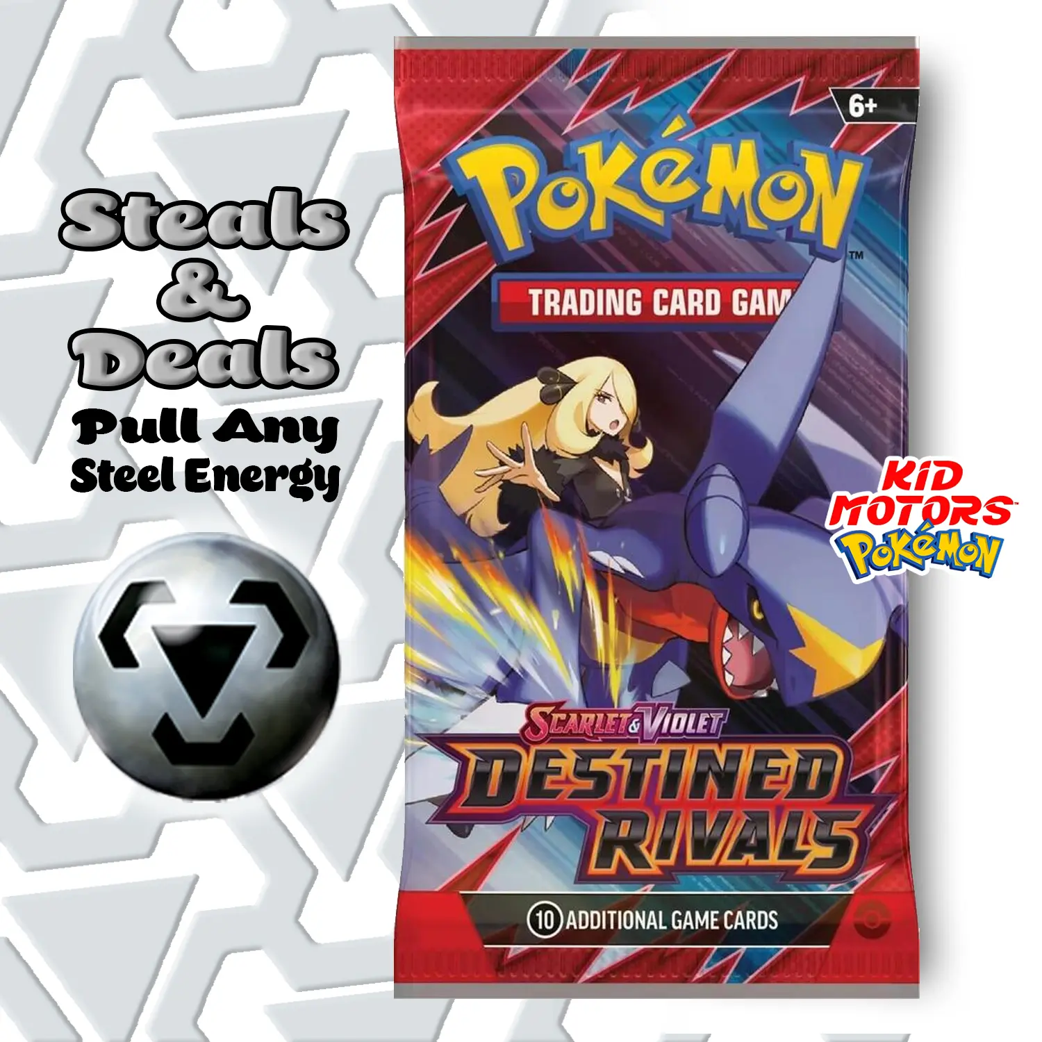 1 x Pokemon Destined Rivals Booster Pack