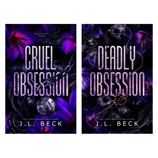 Dark Mafia Romanc: Obsession Duet Book 1-2 Signed Paperback Bundle with Cruel Obsession & Deadly Obsession by J.L. Beck for Action Suspense and Spice Readers