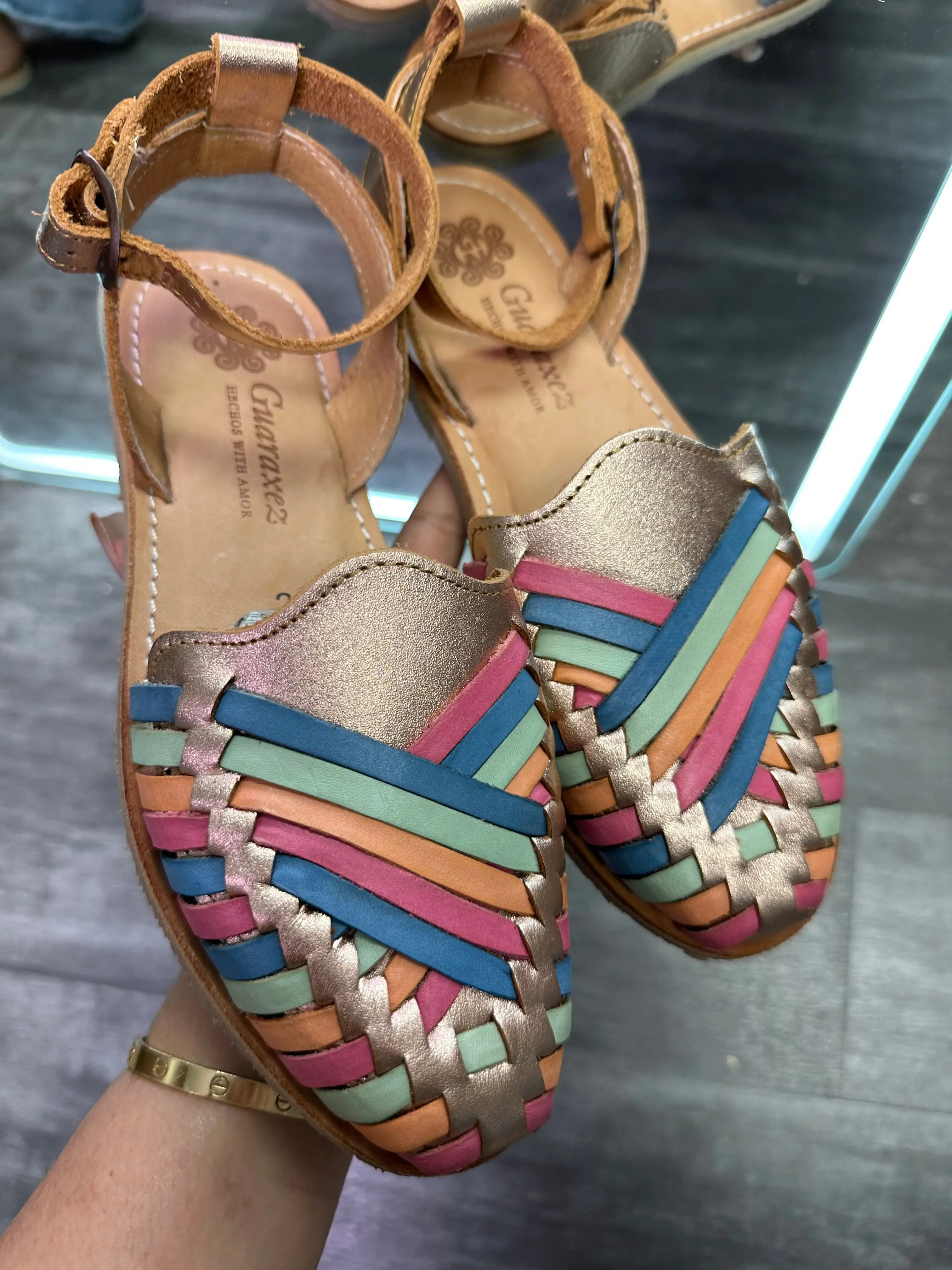 Gabriella Leather Huaraches