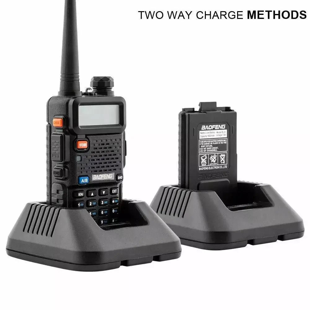 Baofeng UV-5R Upgraded Legal Version Dual Band Walkie Talkies Two Way Radio