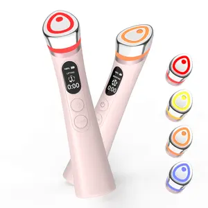 EMS Microcurrent Face Lift Device – Instant Anti-Aging & Wrinkle Removal Tool, Red Light Therapy to Stimulate Collagen, Eliminate Wrinkles & Tighten Skin, Clinically Proven for Face & Neck